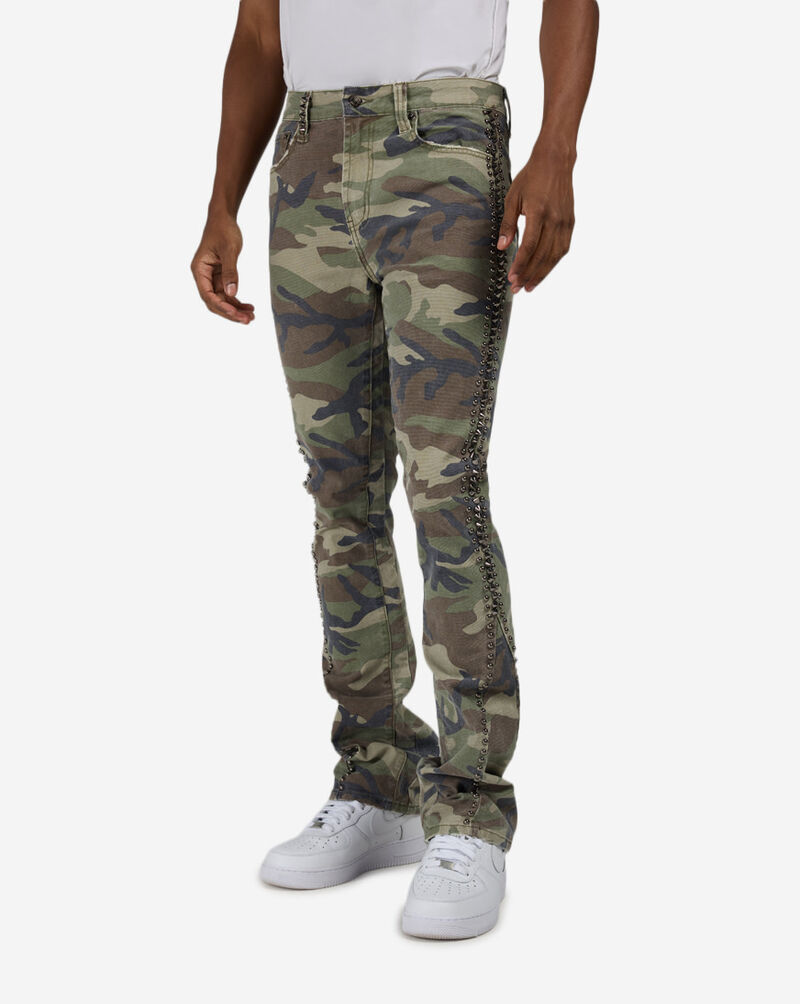 Decibel Stacked Camo Pants SSWB003-CAM Camo 1