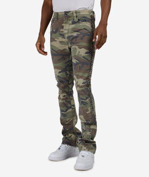 Stacked Camo Pants