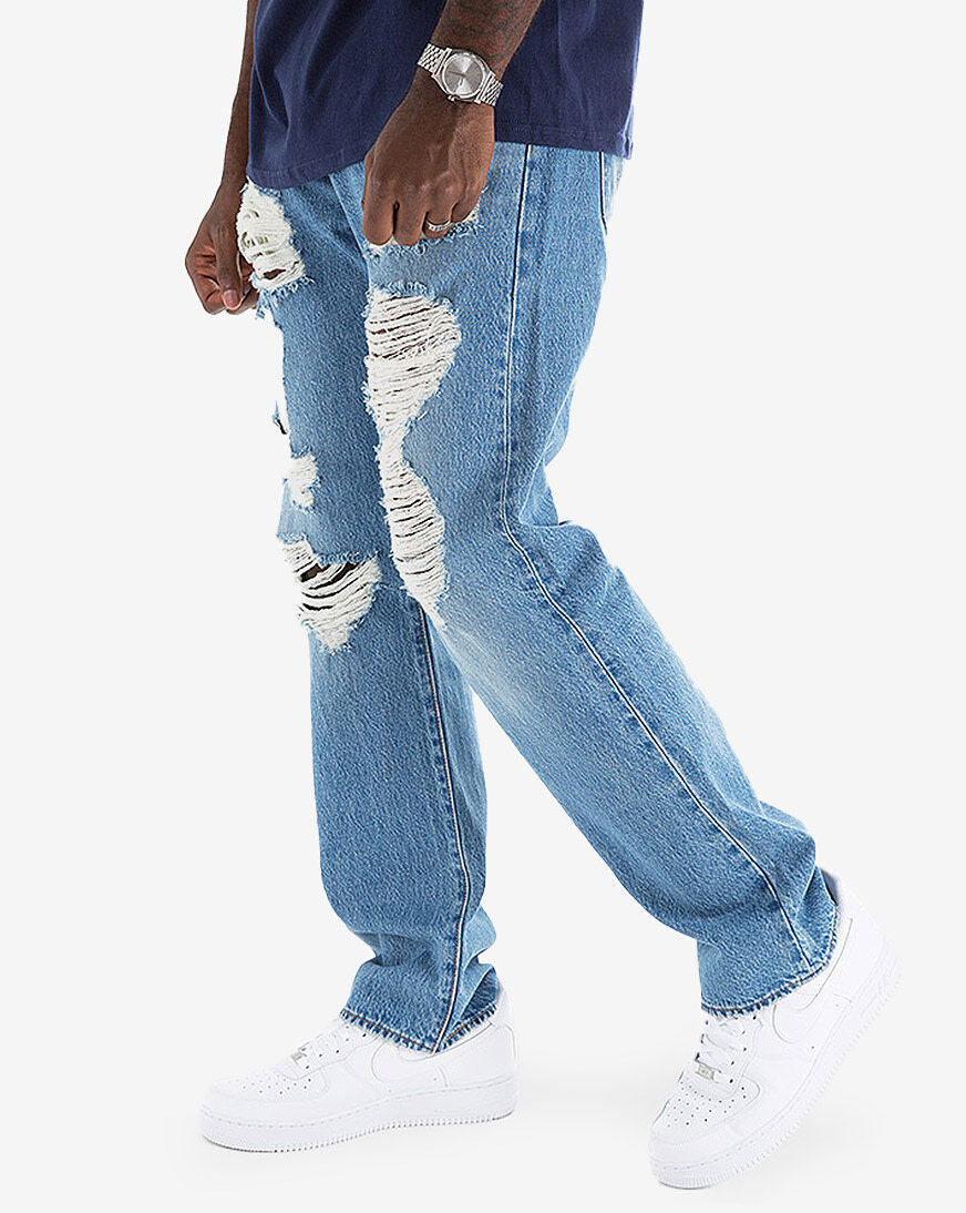 Levi Strauss 501 Shuttle Ripped Jeans
