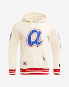 PRO STANDARD Atlanta Braves Retro Classic Fleece Pull Over Hoodie LAB535311-ERD Beige 1