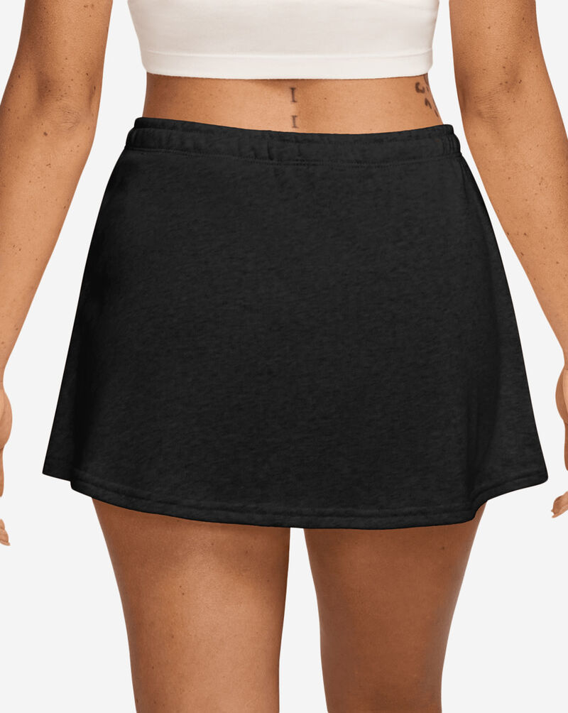 Nike NSW Chill Terry Mid-Rise French Terry Mini Skort HJ1274-010 Black 2