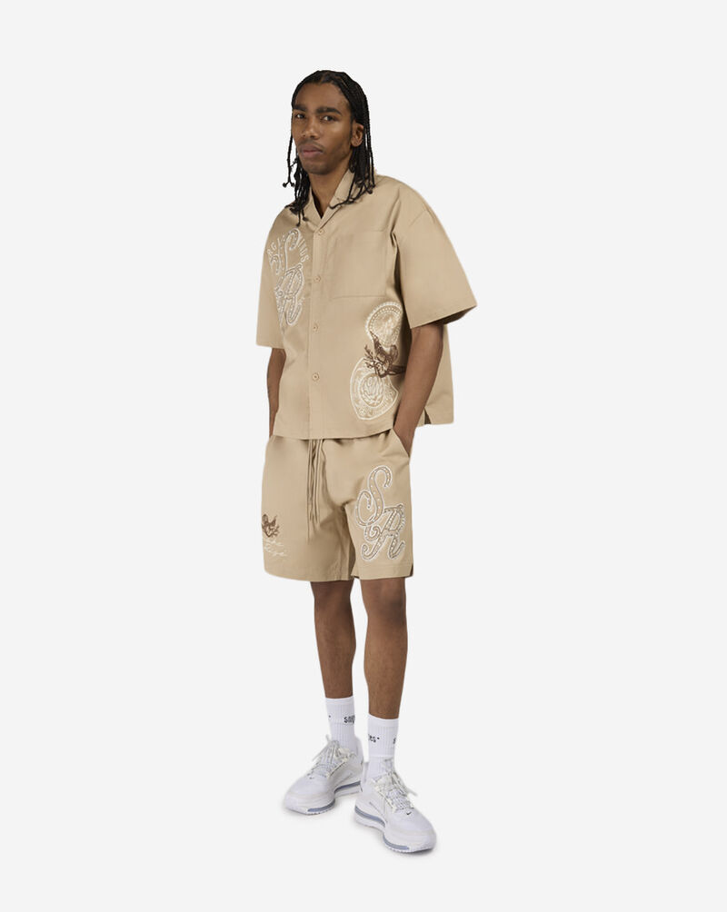 Smoke Rise Visionary Woven Shirt WH26S445SNZ-SES Beige 4