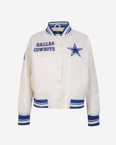 Dallas Cowboys Retro Classic Rib Satin Jacket