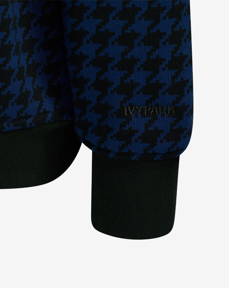 adidas IVY PARK Allover Print Crewneck Sweatshirt  HH9521 Blue 5