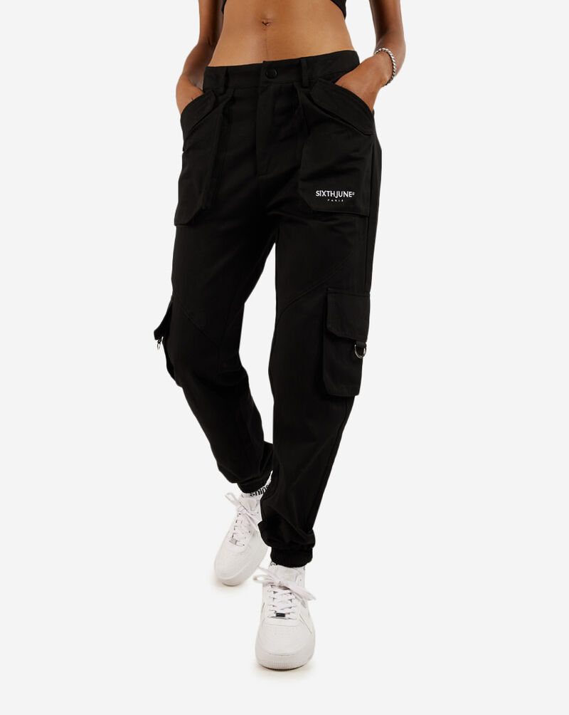 Sixth June Multi Pocket Cargo Pants 33941-BLAC Black 1