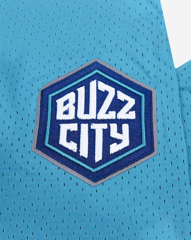 PRO STANDARD Charlotte Hornets Lamelo Ball Pullover #1 Mesh Button Up Shirt BCH157793-TEA Blue 4