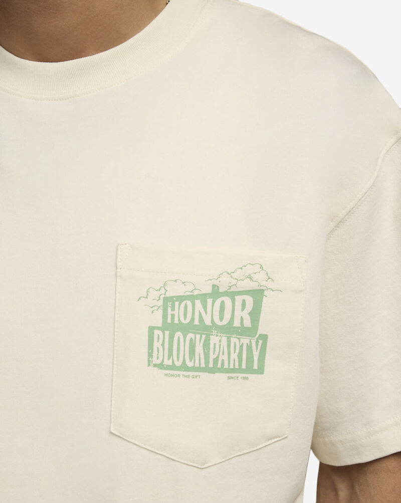 Honor The Gift 88 Block T-Shirt HTG250245-BON cream 3