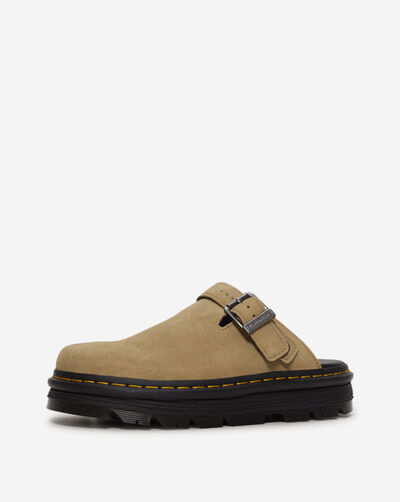 Zebzag Suede Slingback Platform Mules