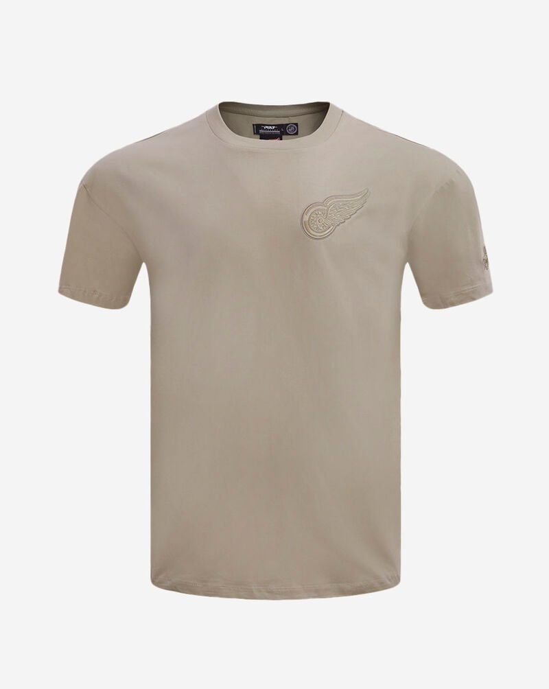 PRO STANDARD Detroit Red Wings Neutral Drop Shoulder Tee HDR164032-TAU Beige 1