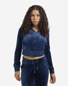 Big Bling Velour Full-Zip Hoodie