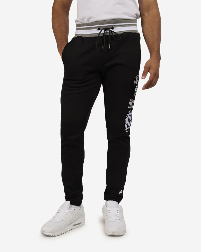 PRO STANDARD Brooklyn Nets Retro Classic Jogger BBN456017-BGY Black 1
