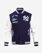 New York Yankees Retro Classic Rib Wool Varsity Jacket 