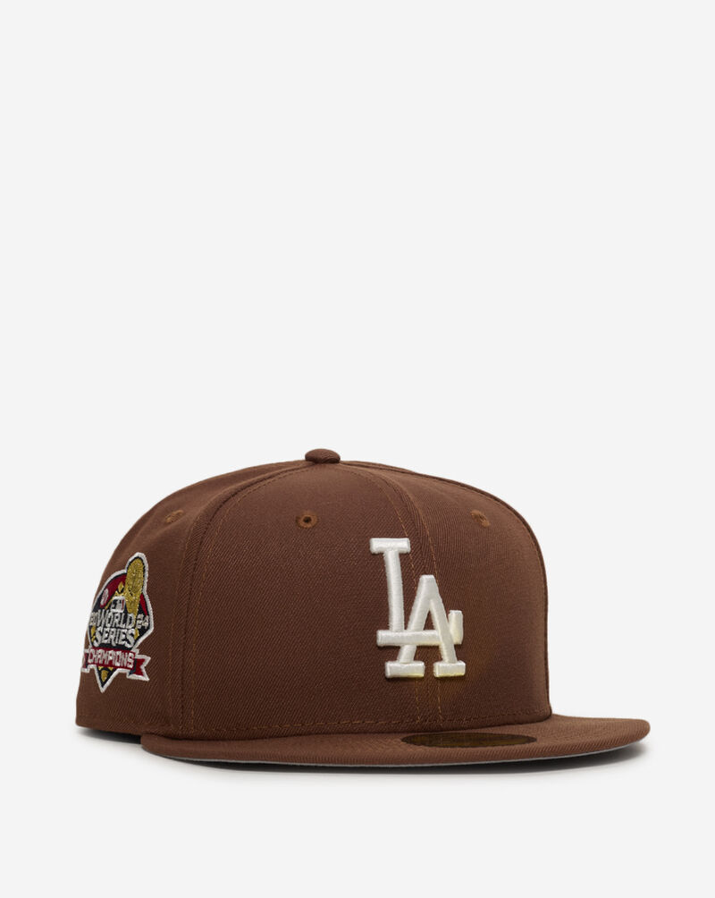 New Era 59Fifty Los Angeles Dodgers Fitted Hat 70958569 Brown 1