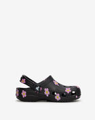 Crocs Pre-School Classic Flower Clog 212670-001 Black 4