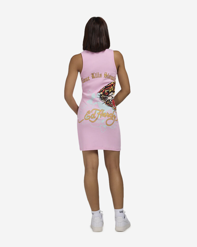 Retro Flash Rib Tank Dress