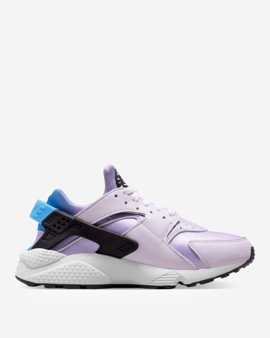 purple and white huaraches