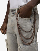 Decibel Baggy Cargo Pants With Chain DECWB476-VIN Blue 3