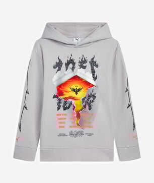 Grade School Melo X Shine Fleece Pullover Hoodie 