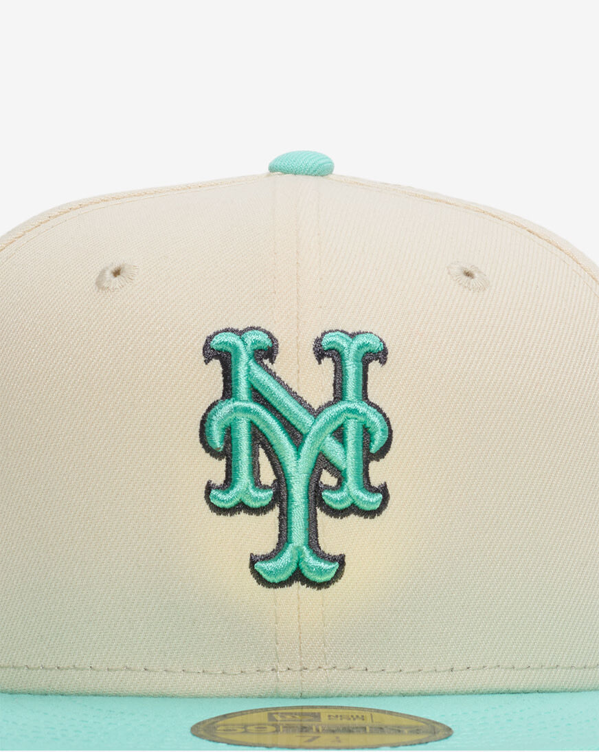 Shop New Era 59Fifty New York Mets Fitted Hat 60804747 cream