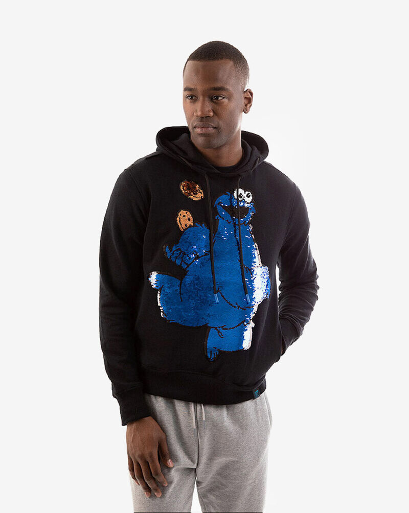 Cookie monster hoodie mens clearance