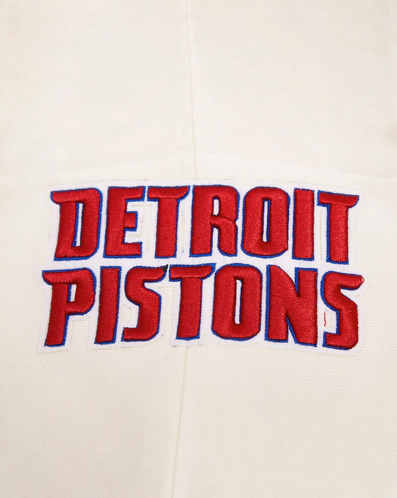 PRO STANDARD Detroit Pistons Retro Classic Fleece Pull Over Hoodie BDP556065-ERB cream 2