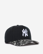 Mitchell  Ness New York Yankees Pro Pinch Tribal Shine Snapback Hat HP20522-NYYBKSV Black 1