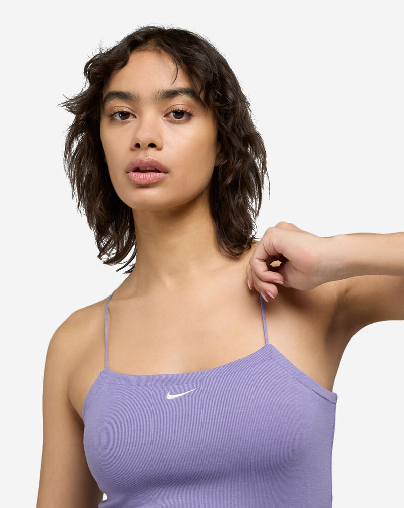 Nike Chill Knit Mini Rib Cami Dress FN4157-527 Purple 3