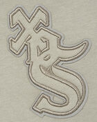 Chicago White Sox Neutral Cropped Fleece Pull Over Hoodie