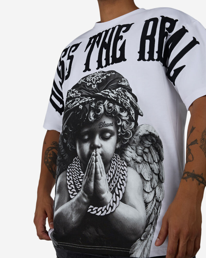 STREETZ IS WATCHIN Bless The Real Tee SIW5339-WHT White 3