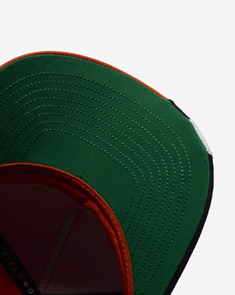 Field Grade Stay In Your Lane Twill Trucker Hat 1005262 Orange 4