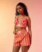 adidas Summer Glow Resort Short KC0747-SEMIPINKSPARK Pink 6