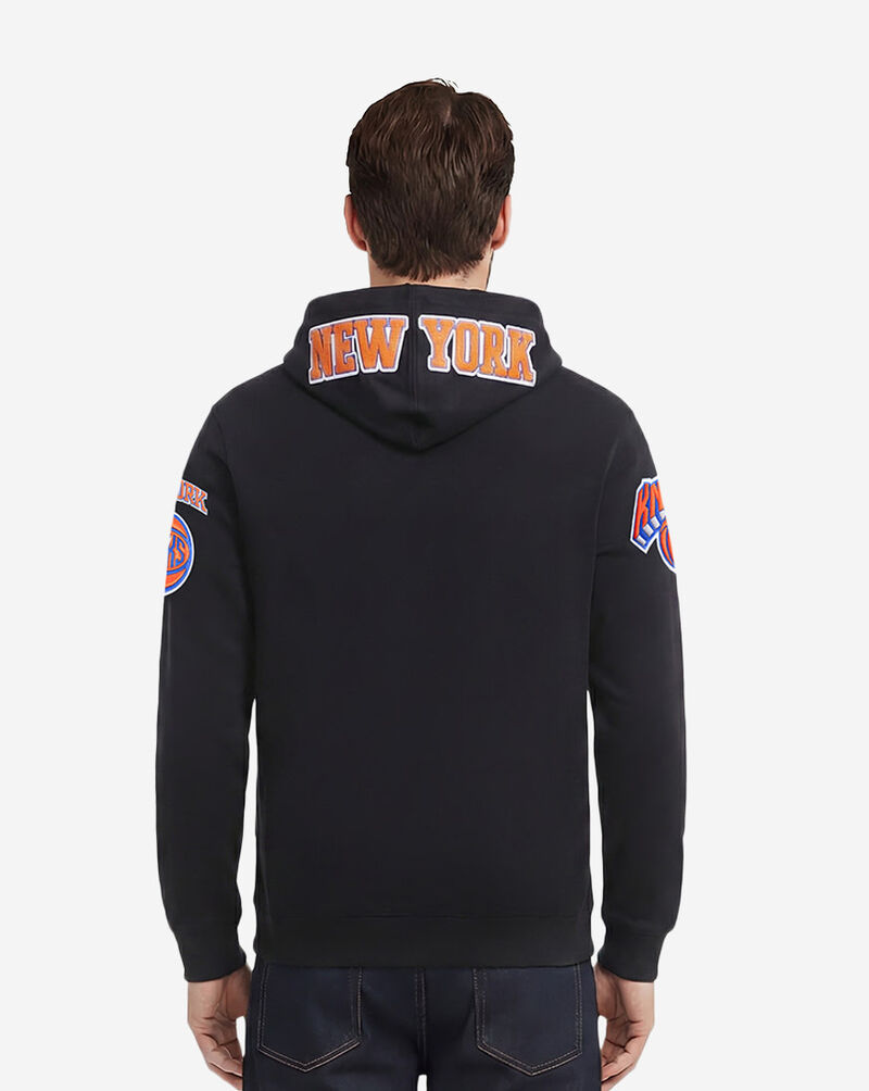 PRO STANDARD New York Knicks Classic Chenille Full Zip Pullover Hoodie BNK552755-BLK Black 2
