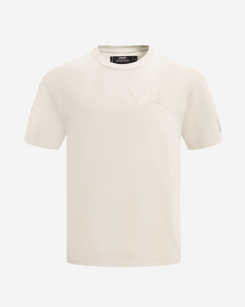 PRO STANDARD Detroit Lions Neutral Drop Shoulder Tee FDL145314-EGG cream 1
