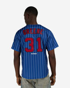 Mitchell  Ness Detroit Stars Riley Greene Authentic Batting Practice Pinstripes Jersey JY19307-DSADKRW Blue 2