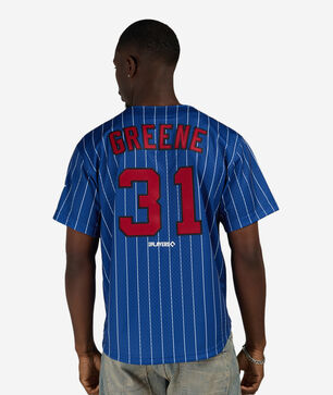 Detroit Stars Riley Greene Authentic Batting Practice Pinstripes Jersey