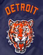 Big Boys' Detroit Tigers Retro Classic Rib Satin Jacket