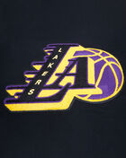 PRO STANDARD Los Angeles Lakers Mash Up Rib Fleece Crewneck BLL554171-BKP Black 2