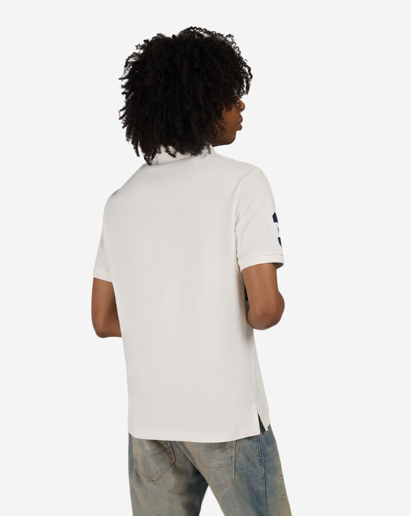 Polo Ralph Lauren Classic Fit Big Pony Mesh Polo Shirt 710B20011001-NVY White 2