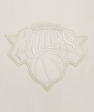 New York Knicks Neutral Drop Shoulder Fleece Crewneck