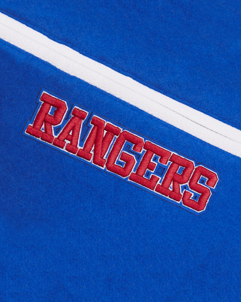 PRO STANDARD New York Rangers Retro Classic Rib Wool Varsity Jacket HNR667255-RYR Blue 4