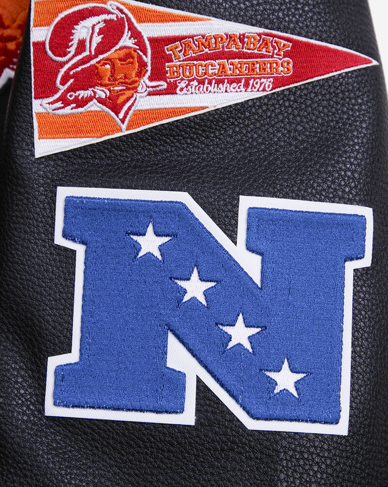 PRO STANDARD Tampa Bay Buccaneers Retro Classic Varsity Jacket FTB643469-BLK Black 5