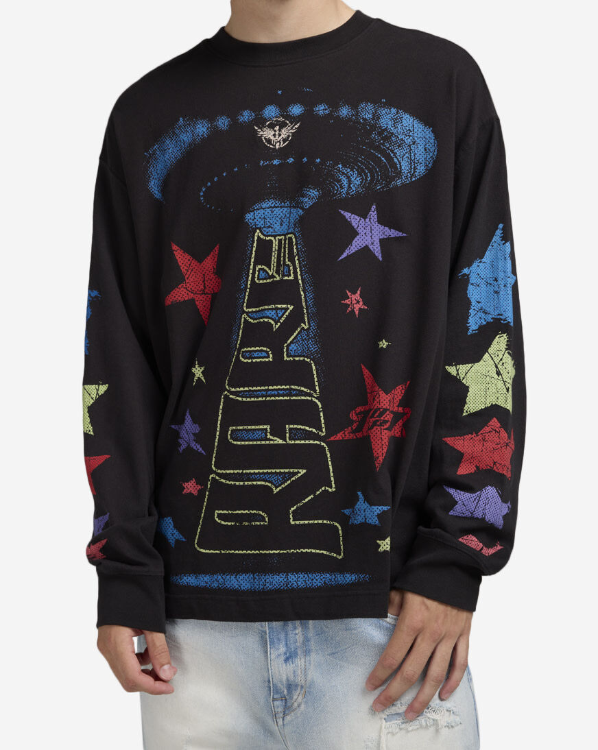 Shop Puma Lamelo Star Vision Long Sleeve Tee 63243901 black