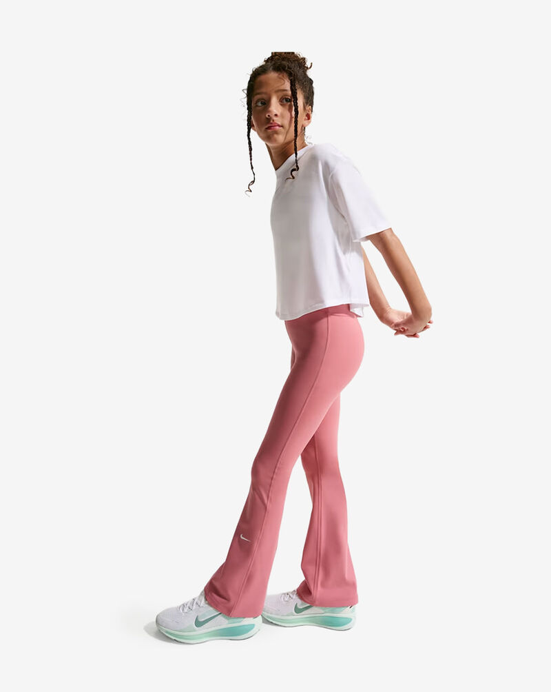 Nike Big Kids' Dri-FIT Flared Leggings FZ5609-641 Pink 3