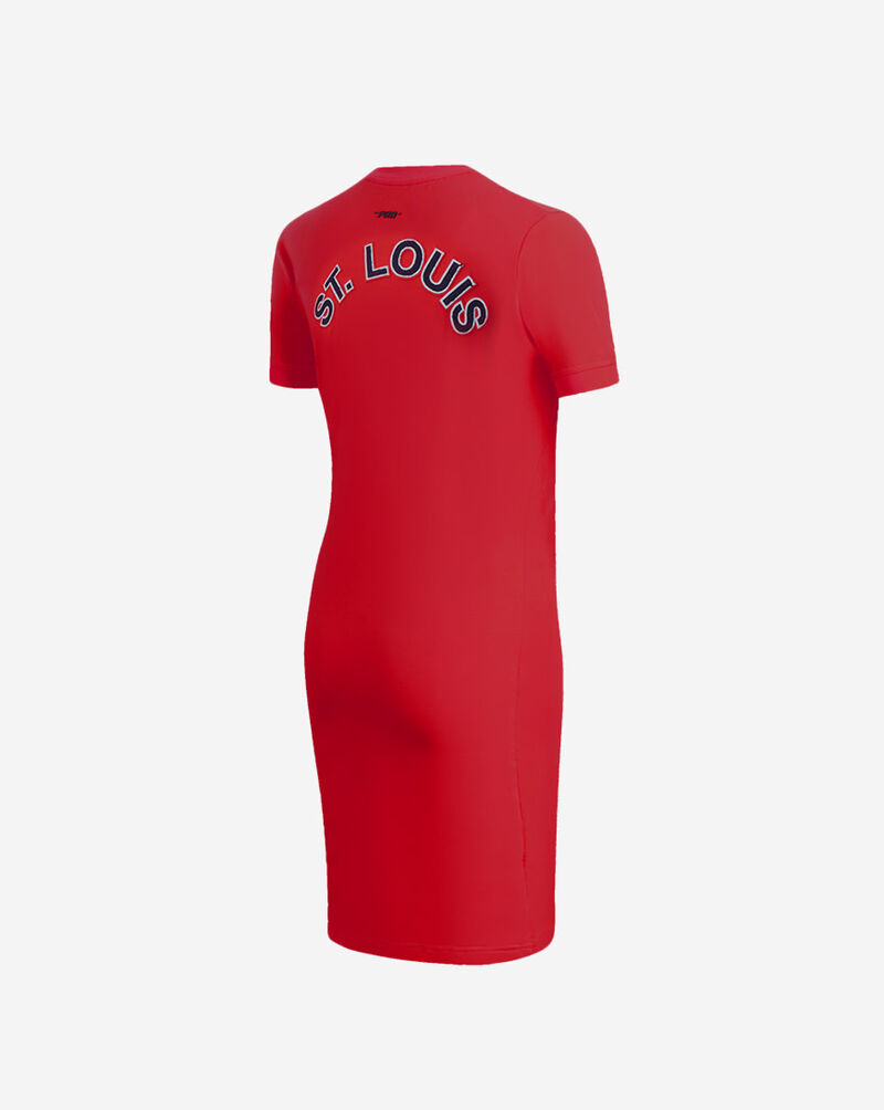 PRO STANDARD St. Louis Cardinals  Classic Bodycon Dress LSCB37714-RED Red 3