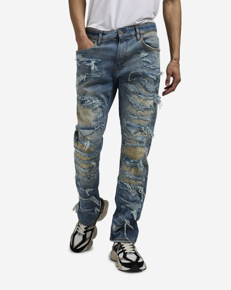 Jordan Craig Straight Distressed 5-Pocket Jean JC2184-ARC Blue 1