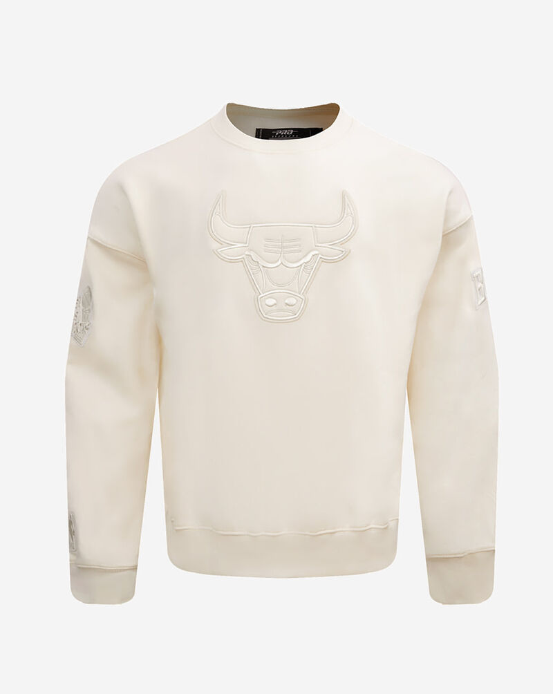 PRO STANDARD Chicago Bulls Neutral Drop Shoulder Fleece Crewneck BCB557094-EGG cream 1