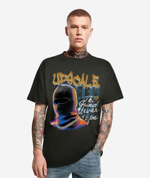 The Grind Never Stops Balaclava Tee