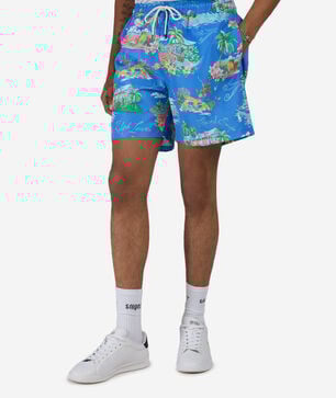 Novelty Bahamas Bear Swim Trunk