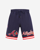 PRO STANDARD Atlanta Braves Classic Chenille Double Knit Short  LAB331547-MDN Blue 1