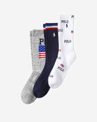 Polo USA 3-Pack Crew Socks